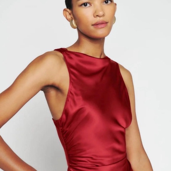 Reformation Cassette Silk Dress - Picture 3 of 5